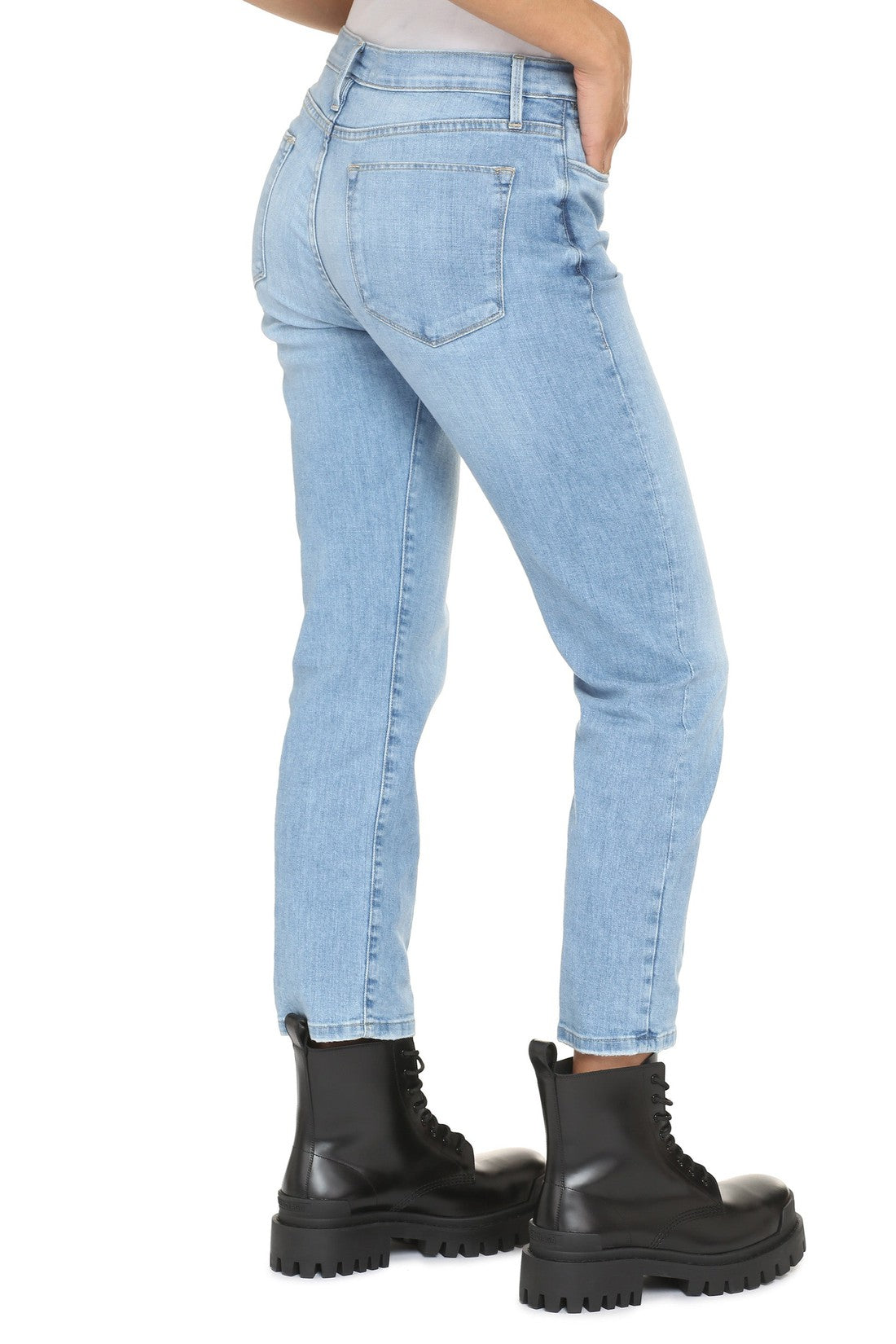 Frame-OUTLET-SALE-Le High Straight jeans-ARCHIVIST
