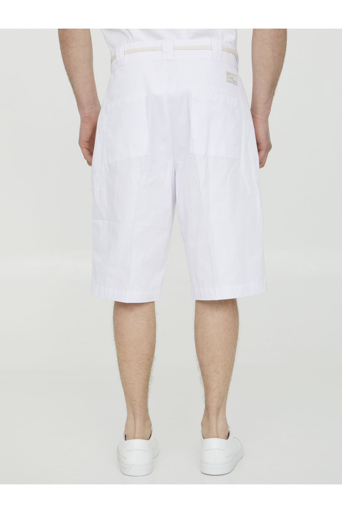 Drole De Monsieur-OUTLET-SALE-Le Short Twill bermuda shorts-ARCHIVIST