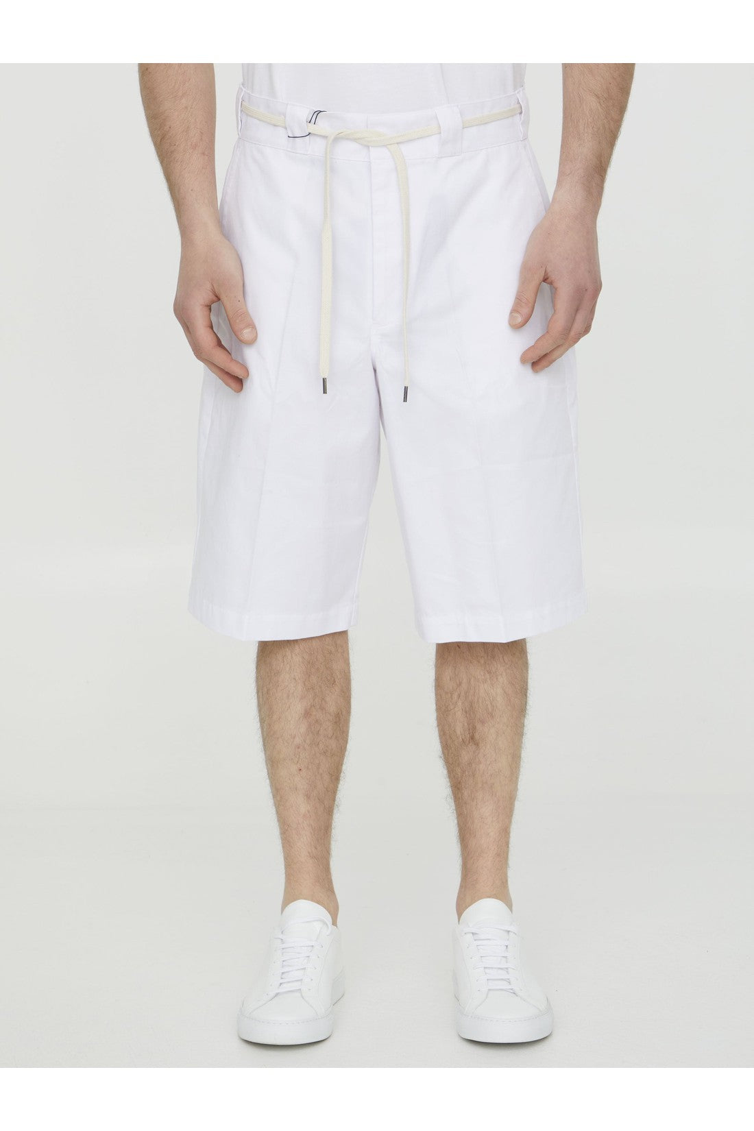 Drole De Monsieur-OUTLET-SALE-Le Short Twill bermuda shorts-ARCHIVIST