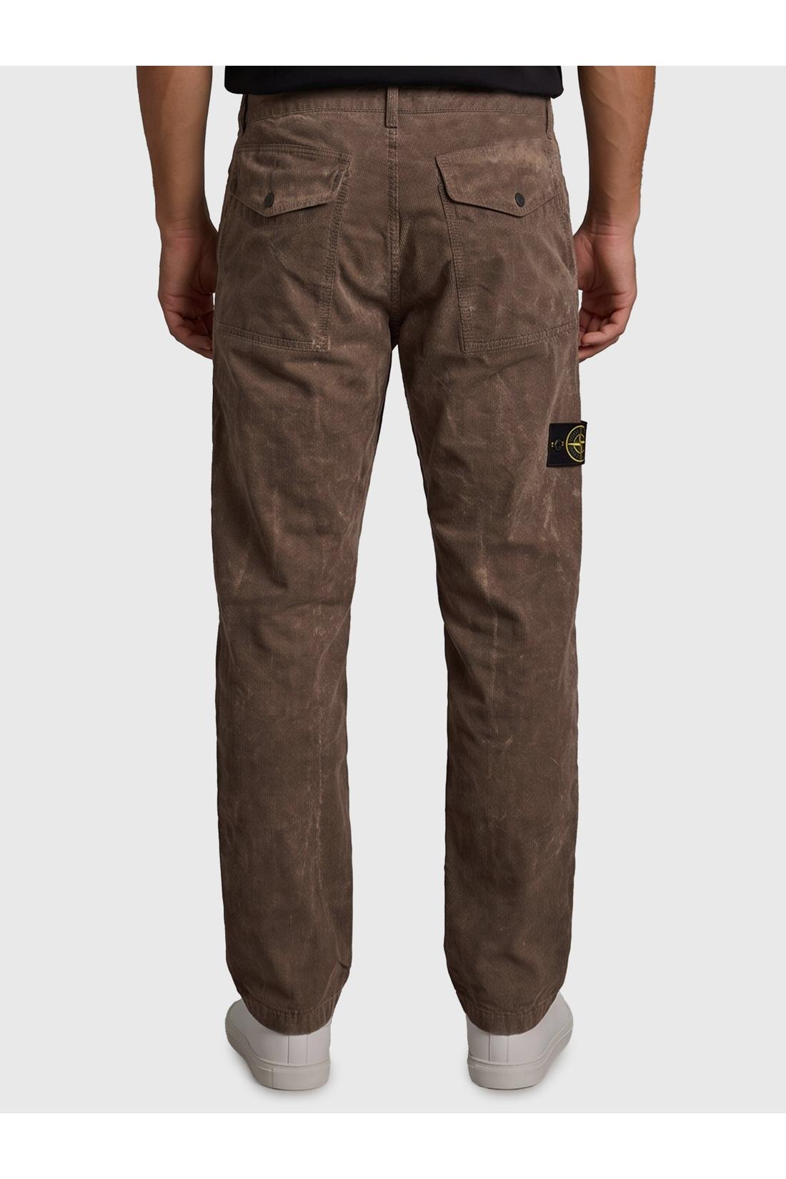 Stone Island-OUTLET-SALE-Lead grey trousers-ARCHIVIST