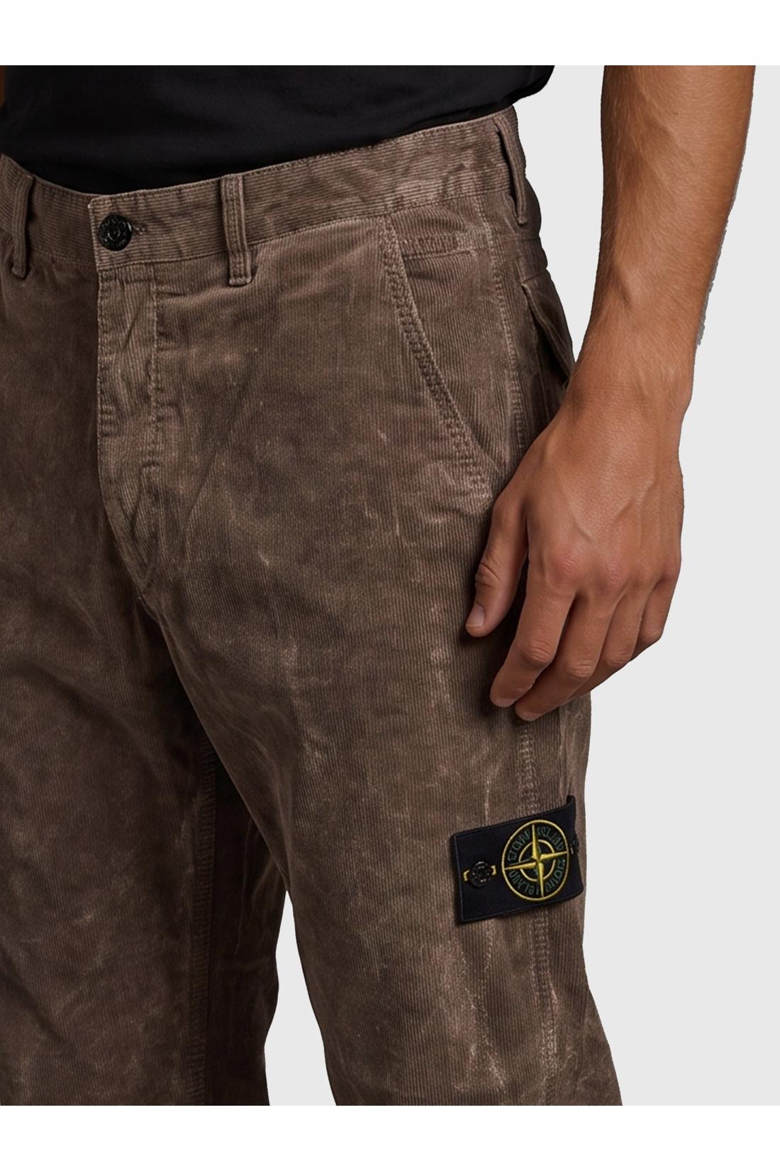 Stone Island-OUTLET-SALE-Lead grey trousers-ARCHIVIST