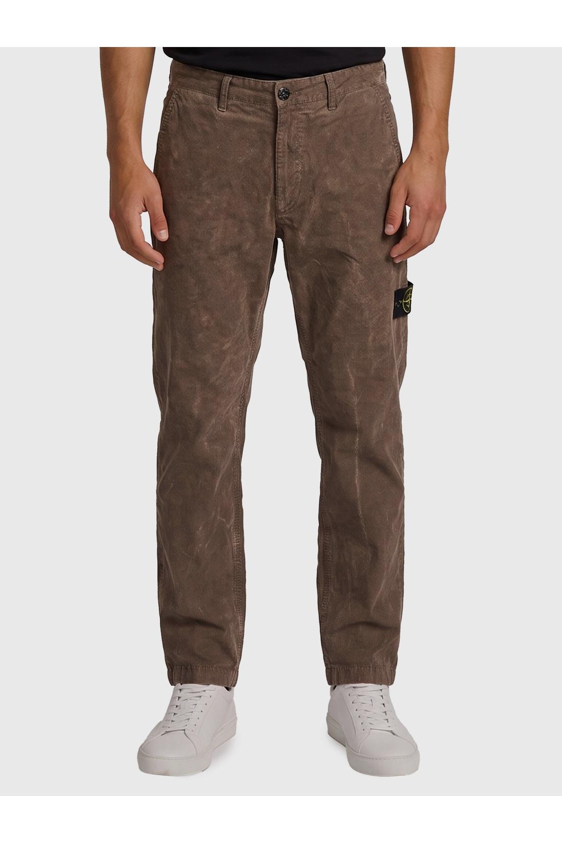 Stone Island-OUTLET-SALE-Lead grey trousers-ARCHIVIST