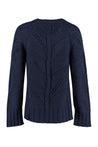 Parosh-OUTLET-SALE-Leaf wool-blend crew-neck sweater-ARCHIVIST