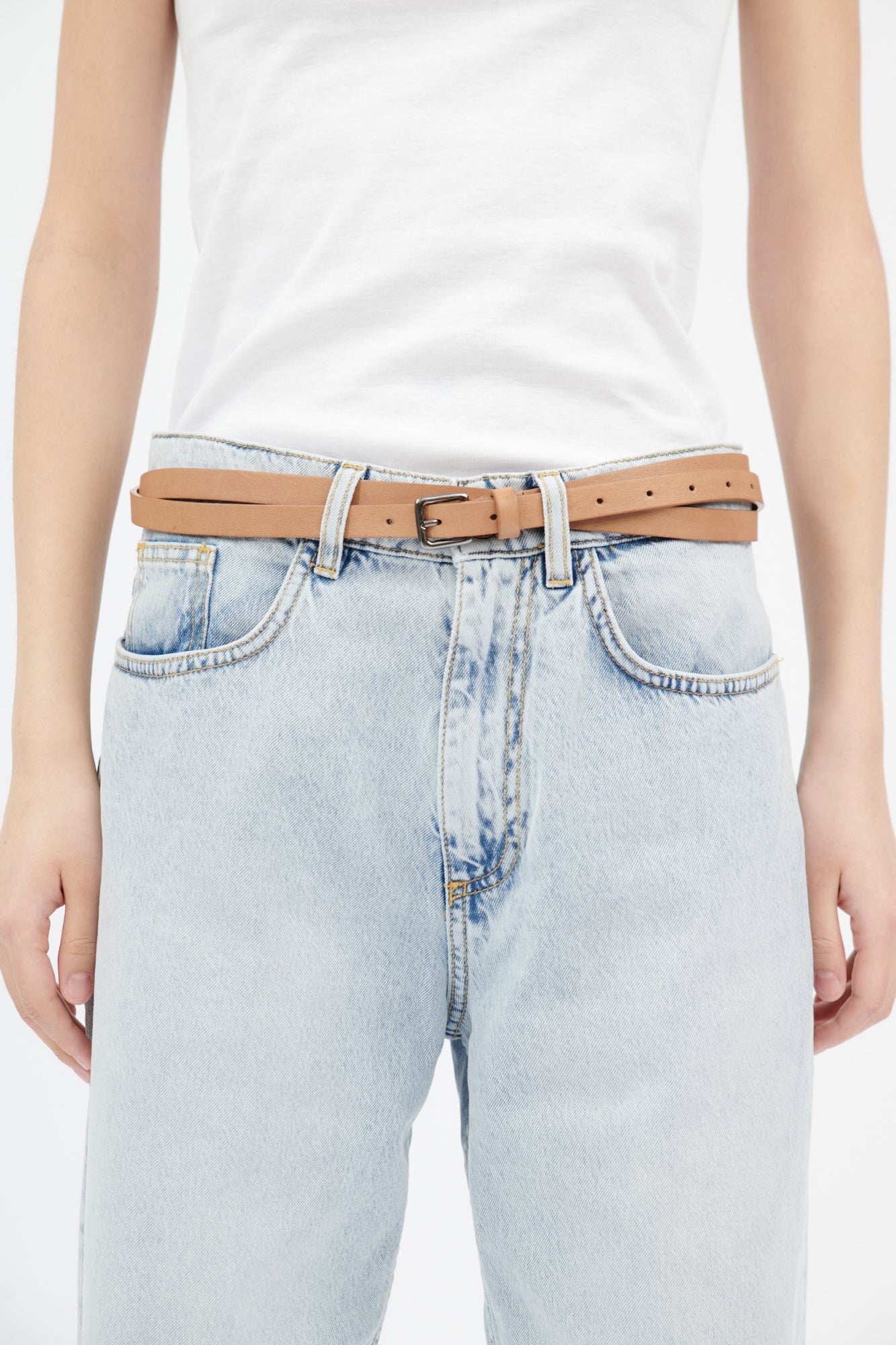 Odeeh-Leather Accessoires Gürtel, Brown Sugar-Gürtel-Black-Deal-Outlet-by-ARCHIVIST