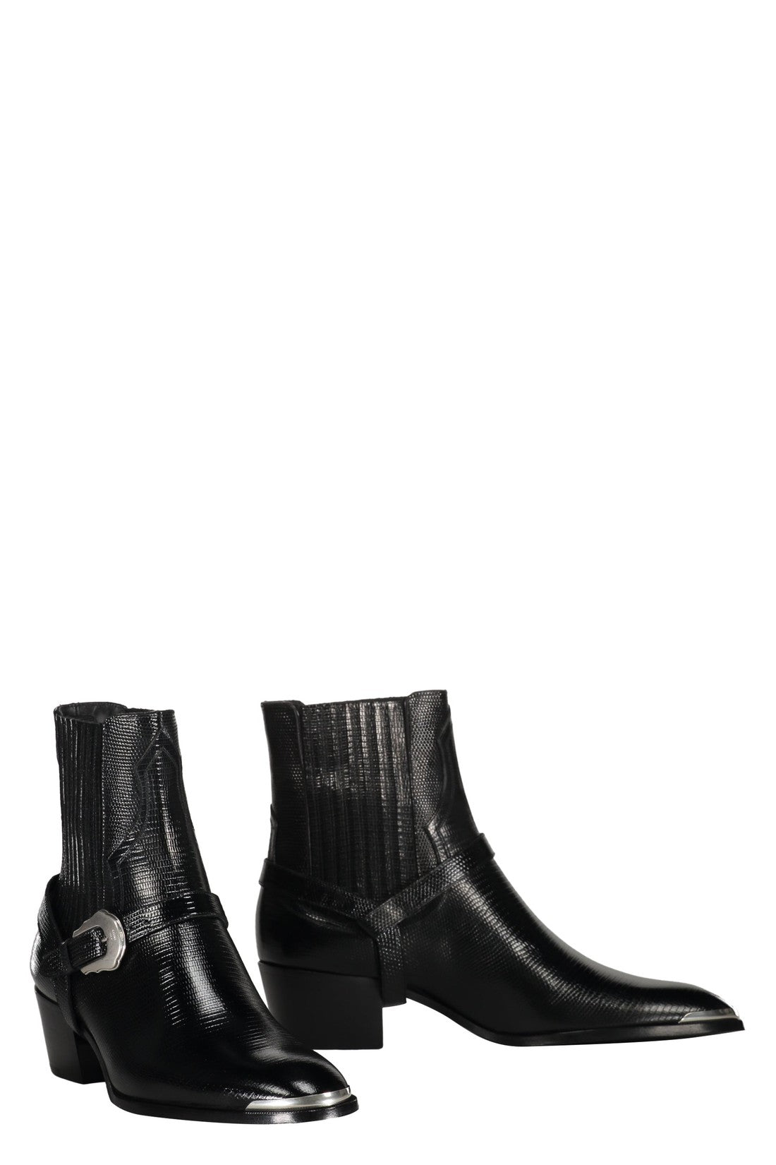 CELINE-OUTLET-SALE-Leather Chelsea boots-ARCHIVIST