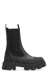 GANNI-OUTLET-SALE-Leather Chelsea boots-ARCHIVIST