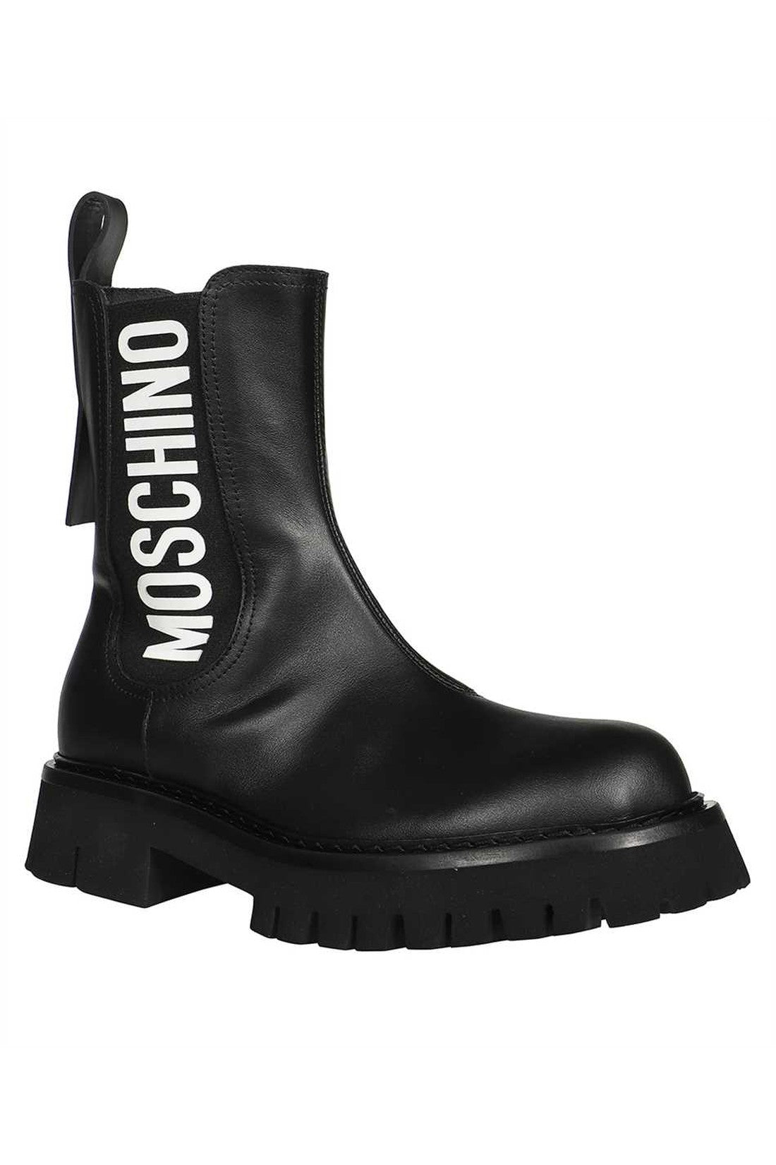 Moschino-OUTLET-SALE-Leather Chelsea boots-ARCHIVIST