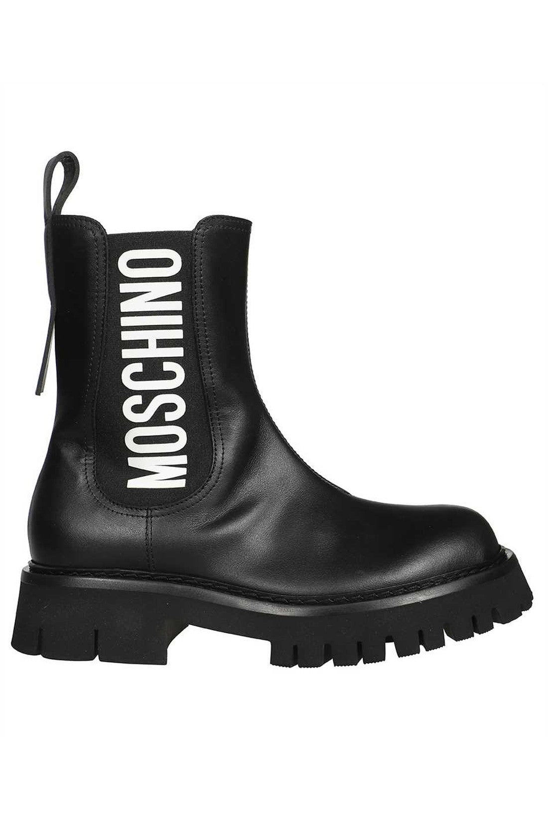 Moschino-OUTLET-SALE-Leather Chelsea boots-ARCHIVIST