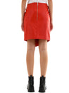 ARMA-OUTLET-SALE-Leather Miniskirt Red-ARCHIVIST