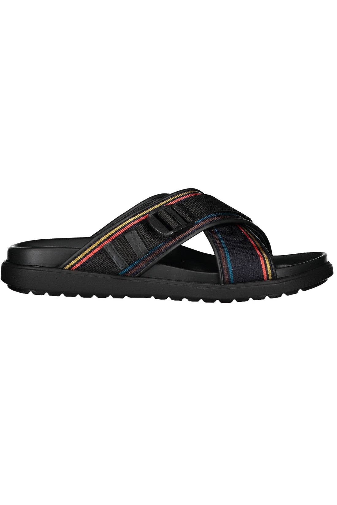 Paul Smith-OUTLET-SALE-Leather and fabric slides-ARCHIVIST