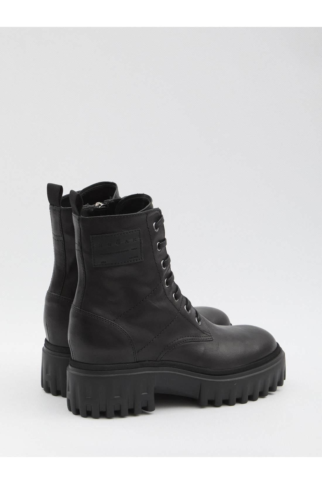 Hogan-OUTLET-SALE-Leather ankle boots-ARCHIVIST
