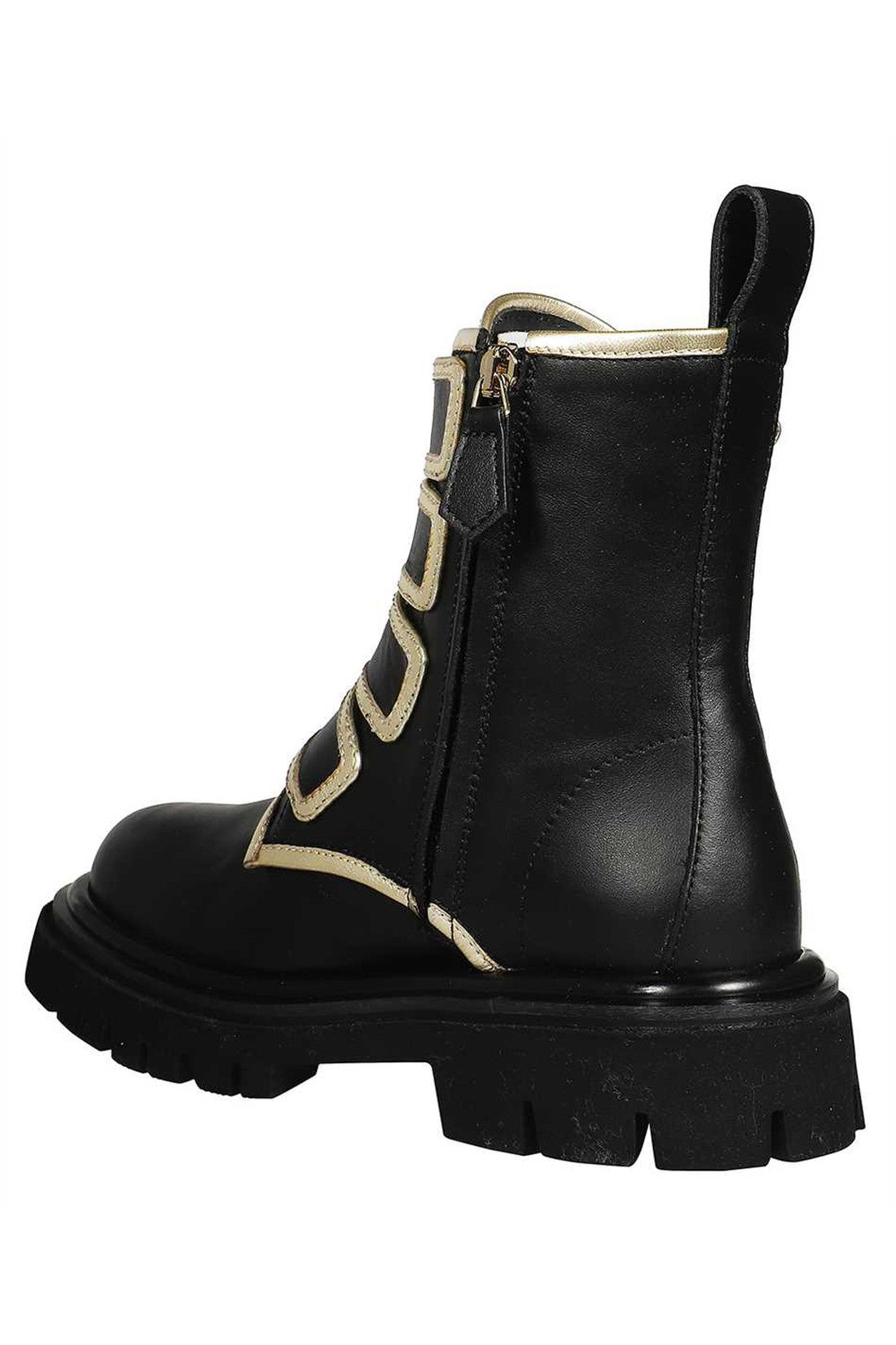 Moschino-OUTLET-SALE-Leather ankle boots-ARCHIVIST