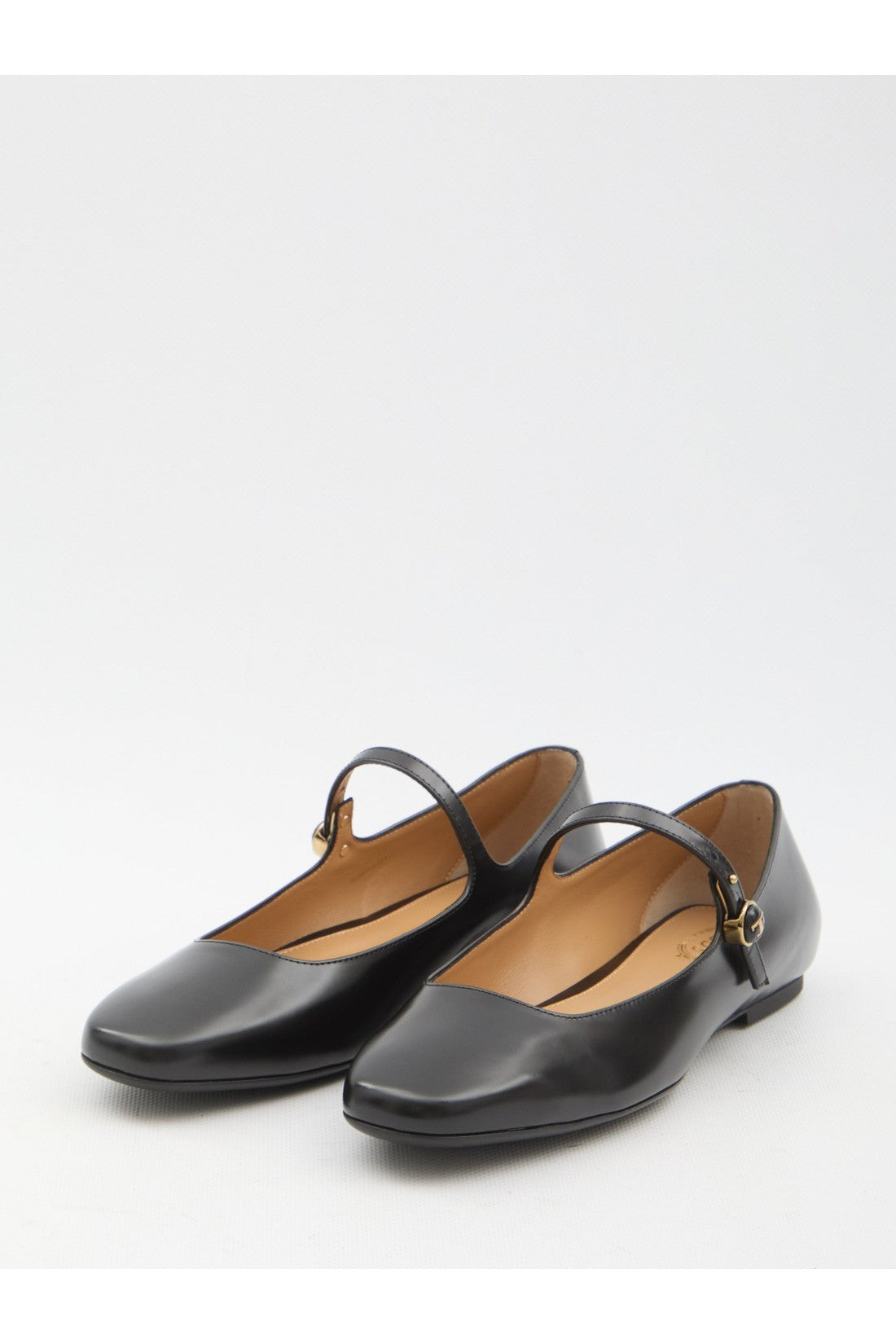 TOD'S-OUTLET-SALE-Leather ballerinas-ARCHIVIST