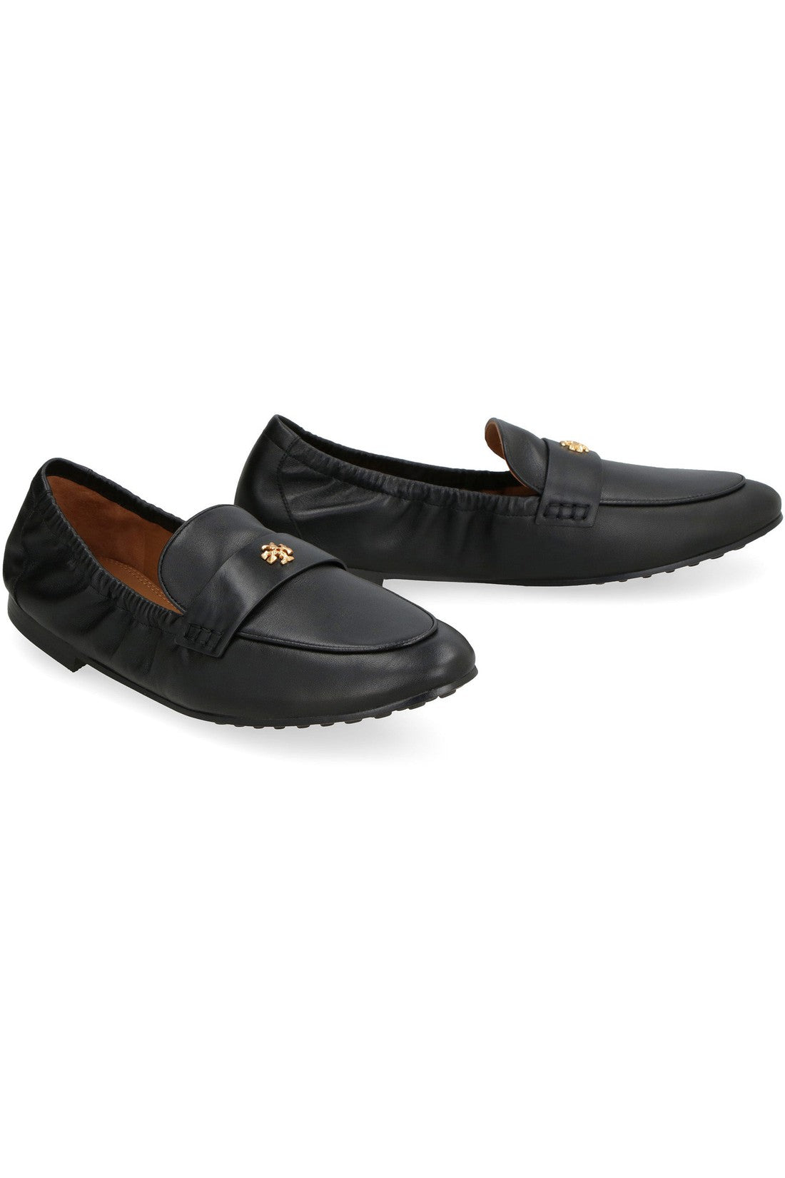 Tory Burch-OUTLET-SALE-Leather ballet loafer-ARCHIVIST