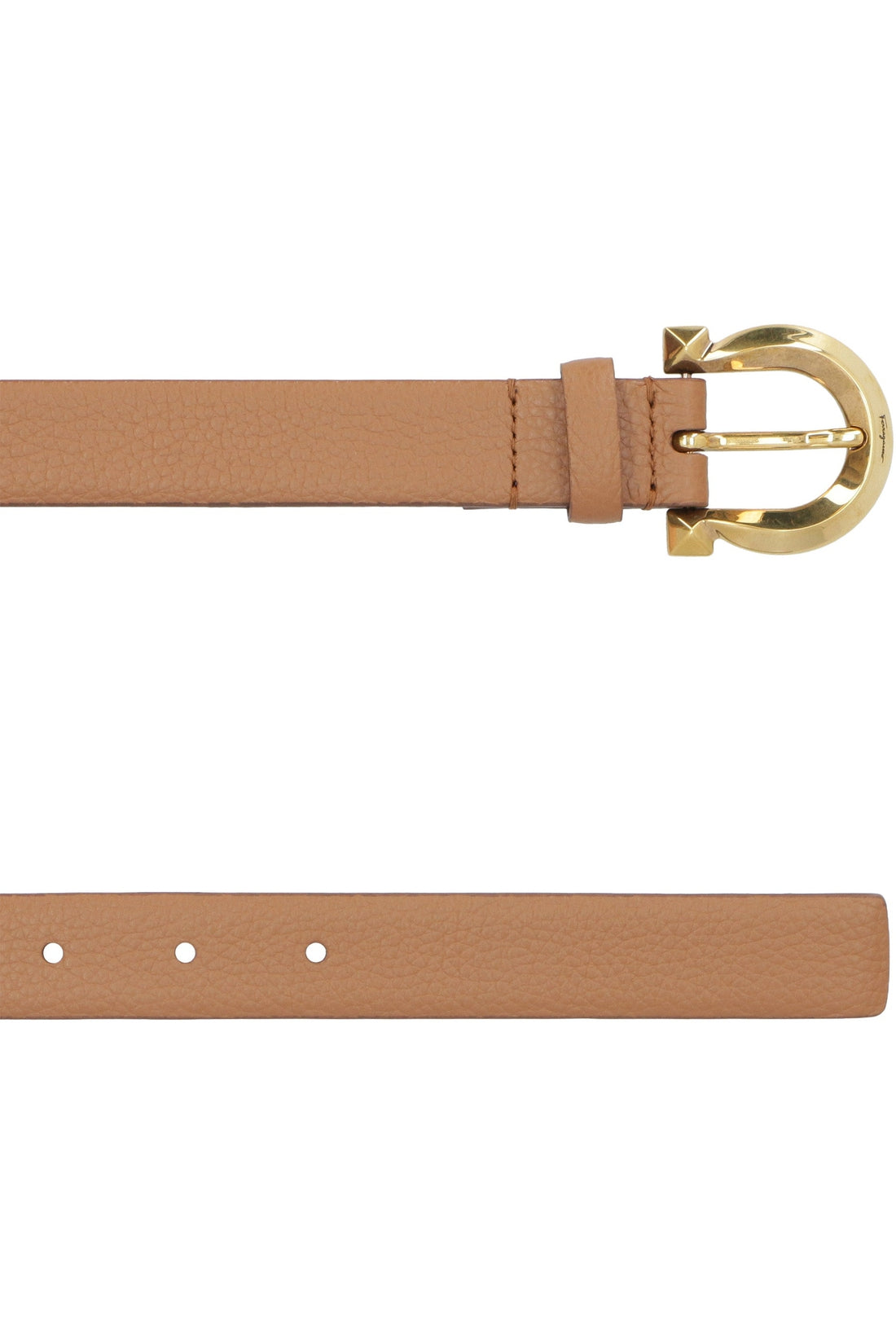 FERRAGAMO-OUTLET-SALE-Leather belt-ARCHIVIST