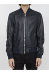 DOLCE&GABBANA-OUTLET-SALE-Leather bomber jacket-ARCHIVIST