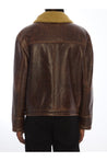 Salvatore Santoro-OUTLET-SALE-Leather bomber jacket-ARCHIVIST