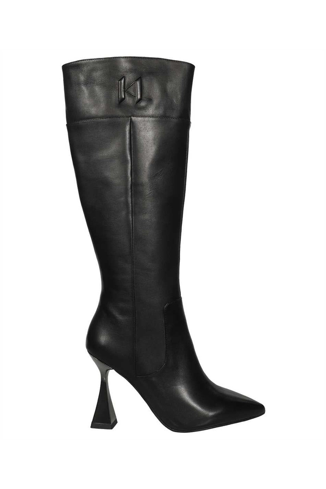 Karl Lagerfeld-OUTLET-SALE-Leather boots-ARCHIVIST