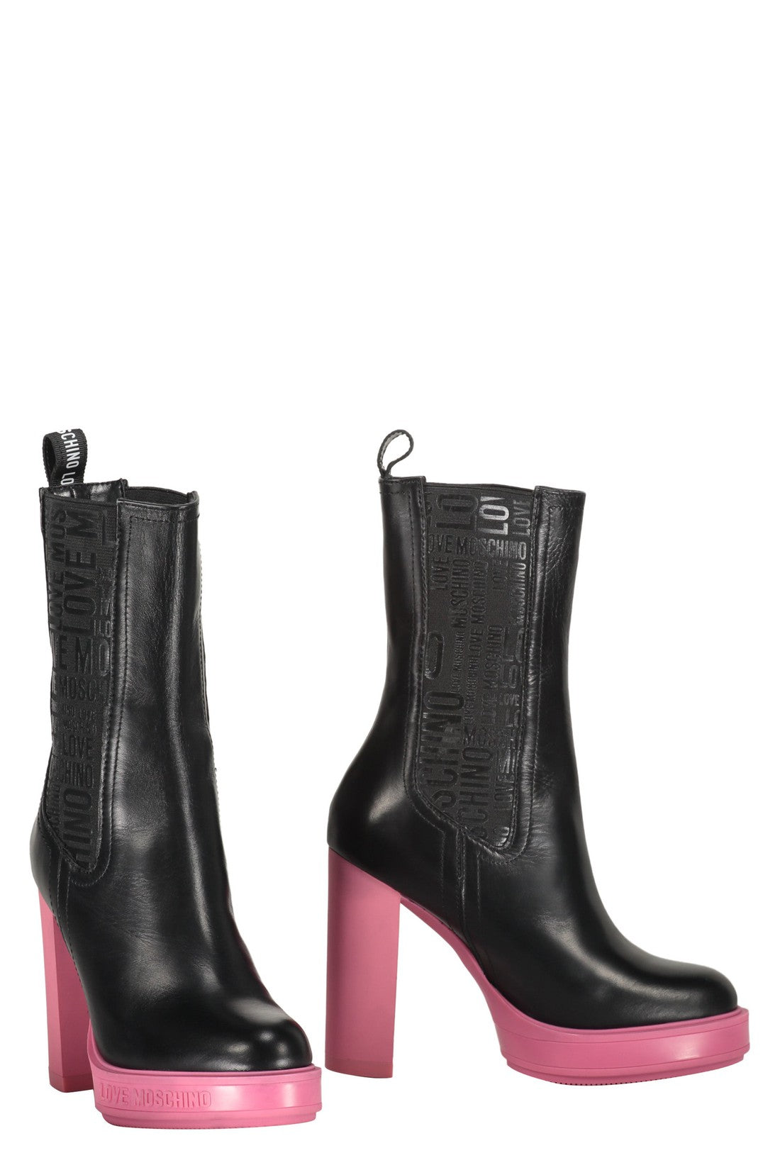 Love Moschino-OUTLET-SALE-Leather boots-ARCHIVIST