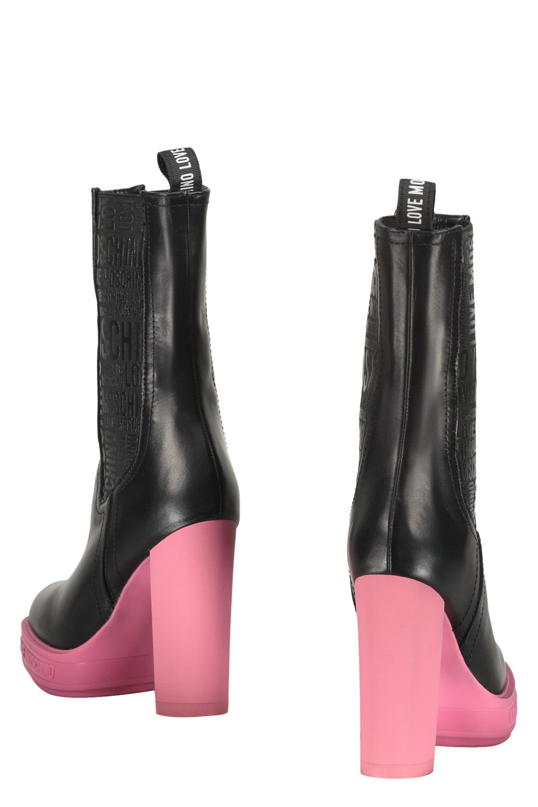 Love Moschino-OUTLET-SALE-Leather boots-ARCHIVIST