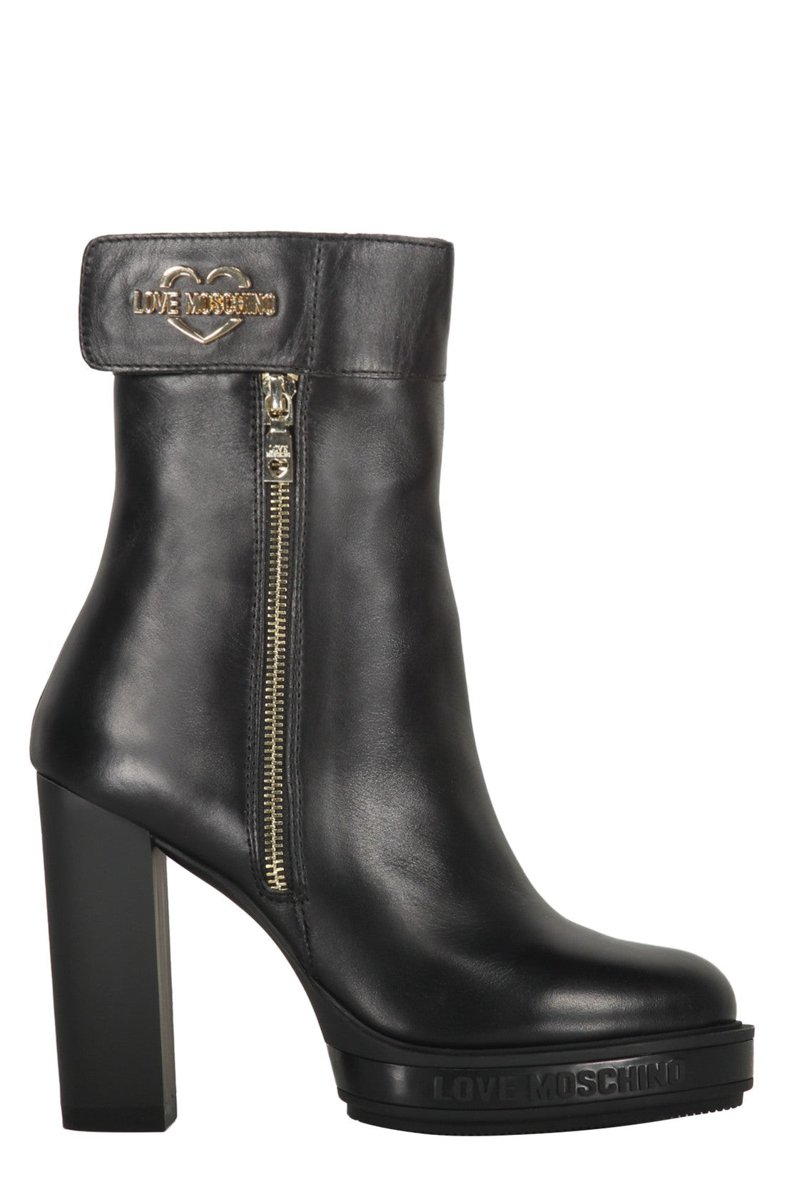 Love Moschino-OUTLET-SALE-Leather boots-ARCHIVIST