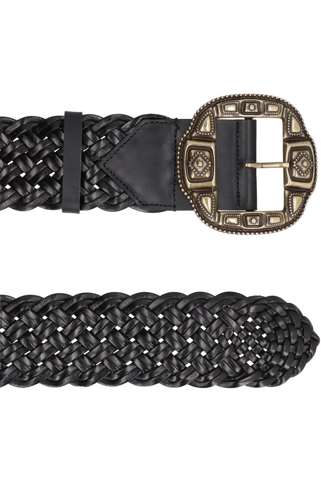 Etro-OUTLET-SALE-Leather braided belt-ARCHIVIST