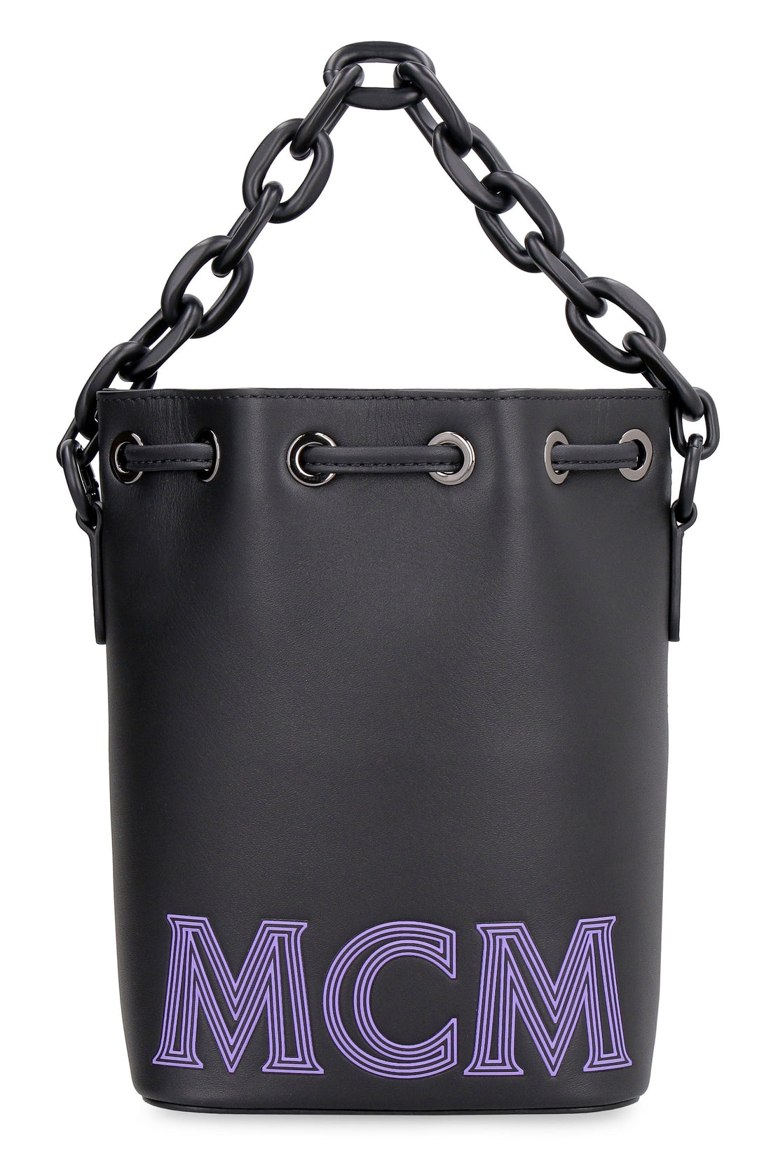 MCM-OUTLET-SALE-Leather bucket bag-ARCHIVIST