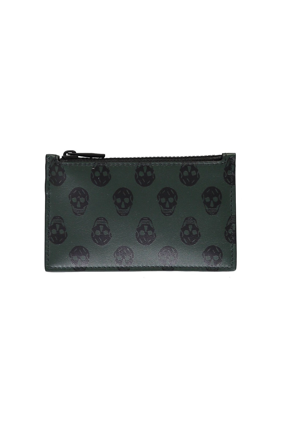 Alexander McQueen-OUTLET-SALE-Leather card holder-ARCHIVIST