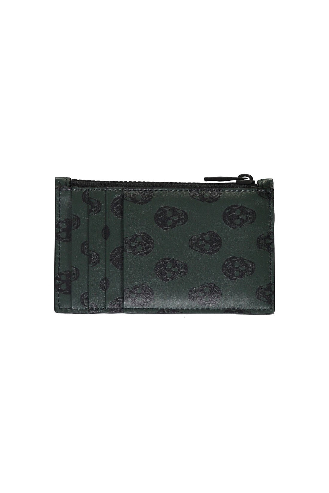 Alexander McQueen-OUTLET-SALE-Leather card holder-ARCHIVIST