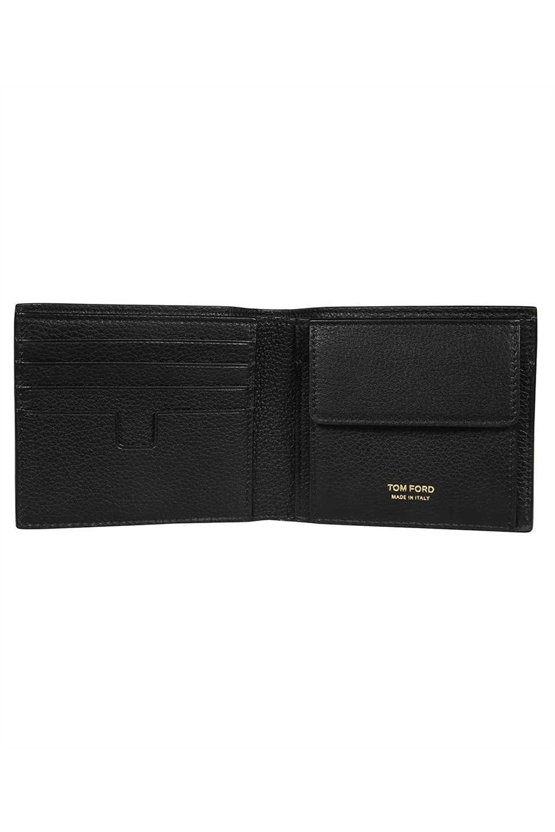 Tom Ford-OUTLET-SALE-Leather flap-over wallet-ARCHIVIST