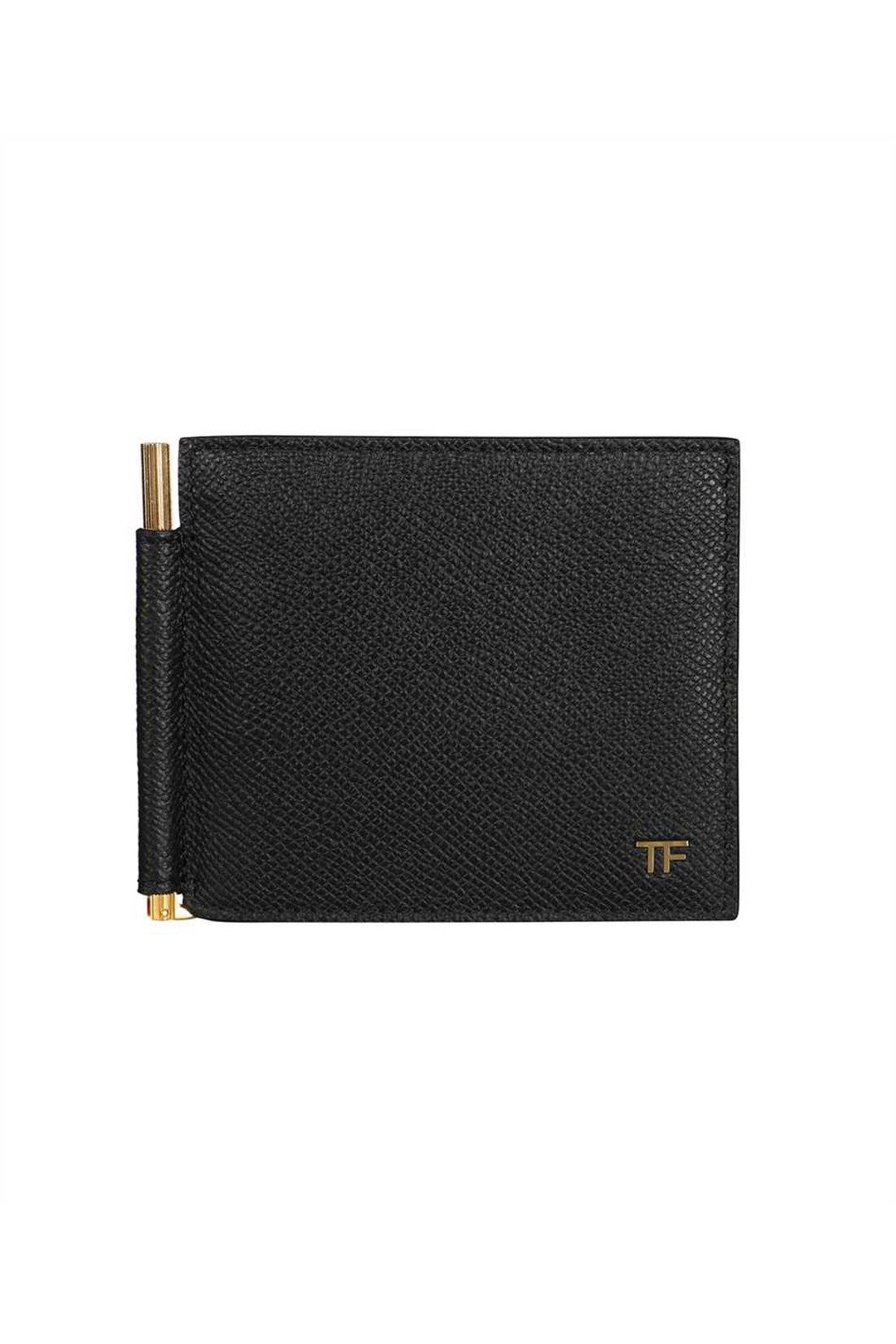 Tom Ford-OUTLET-SALE-Leather flap-over wallet-ARCHIVIST