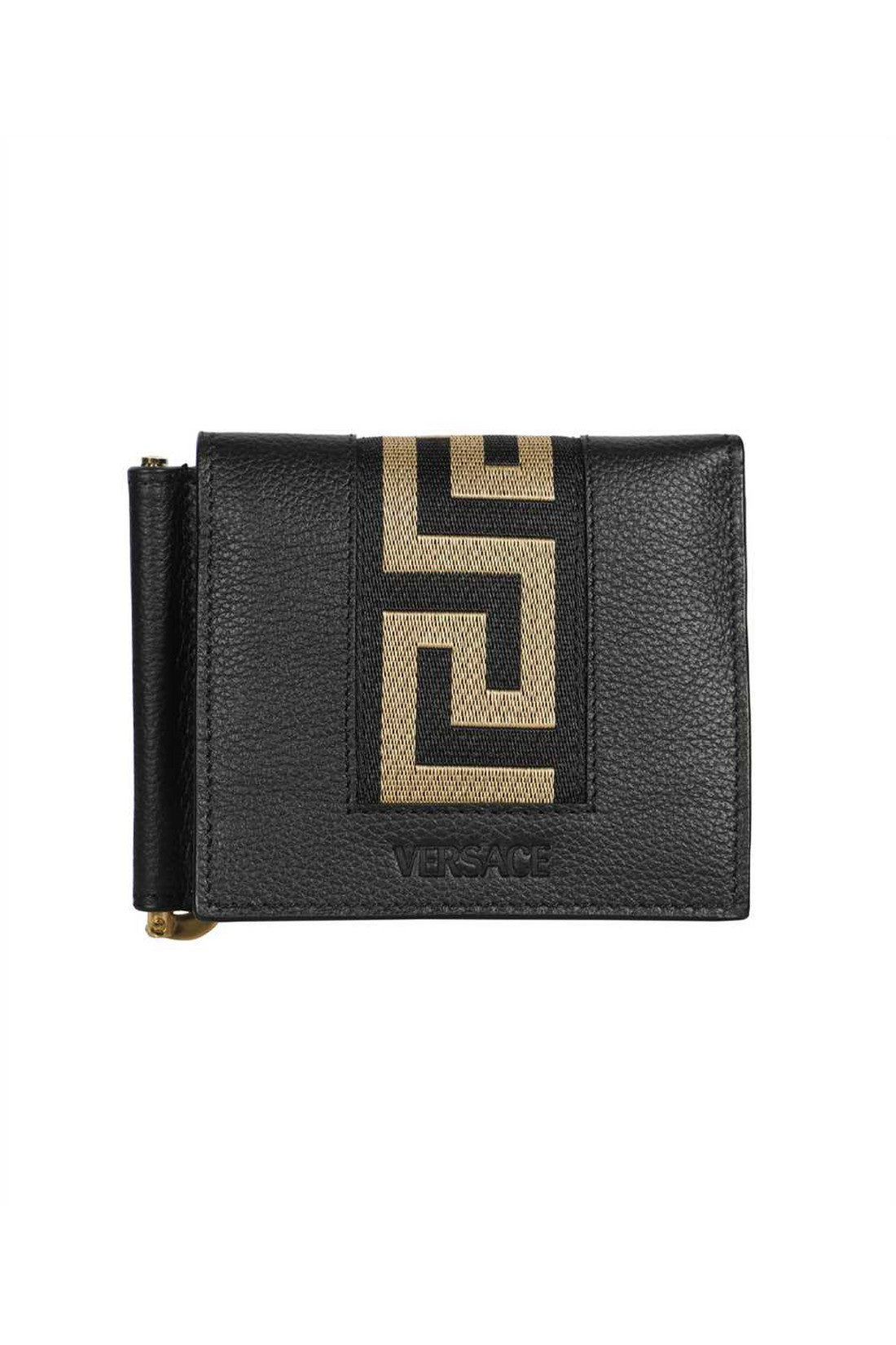 Versace-OUTLET-SALE-Leather flap-over wallet-ARCHIVIST