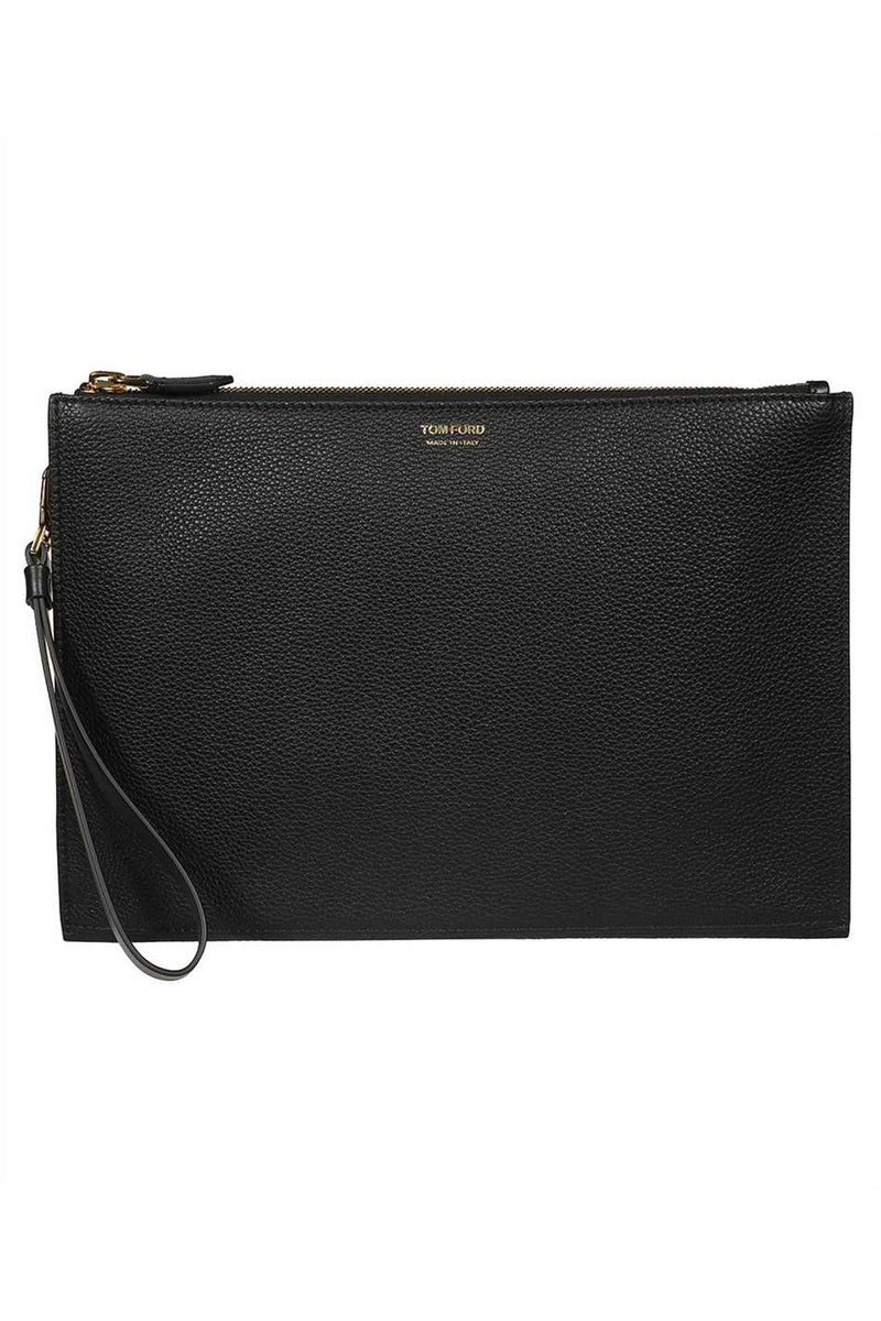Tom Ford-OUTLET-SALE-Leather flat pouch-ARCHIVIST