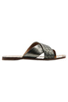 Bottega Veneta-OUTLET-SALE-Leather flat sandals-ARCHIVIST