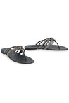 Casadei-OUTLET-SALE-Leather flat sandals-ARCHIVIST