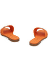 FERRAGAMO-OUTLET-SALE-Leather flat sandals-ARCHIVIST