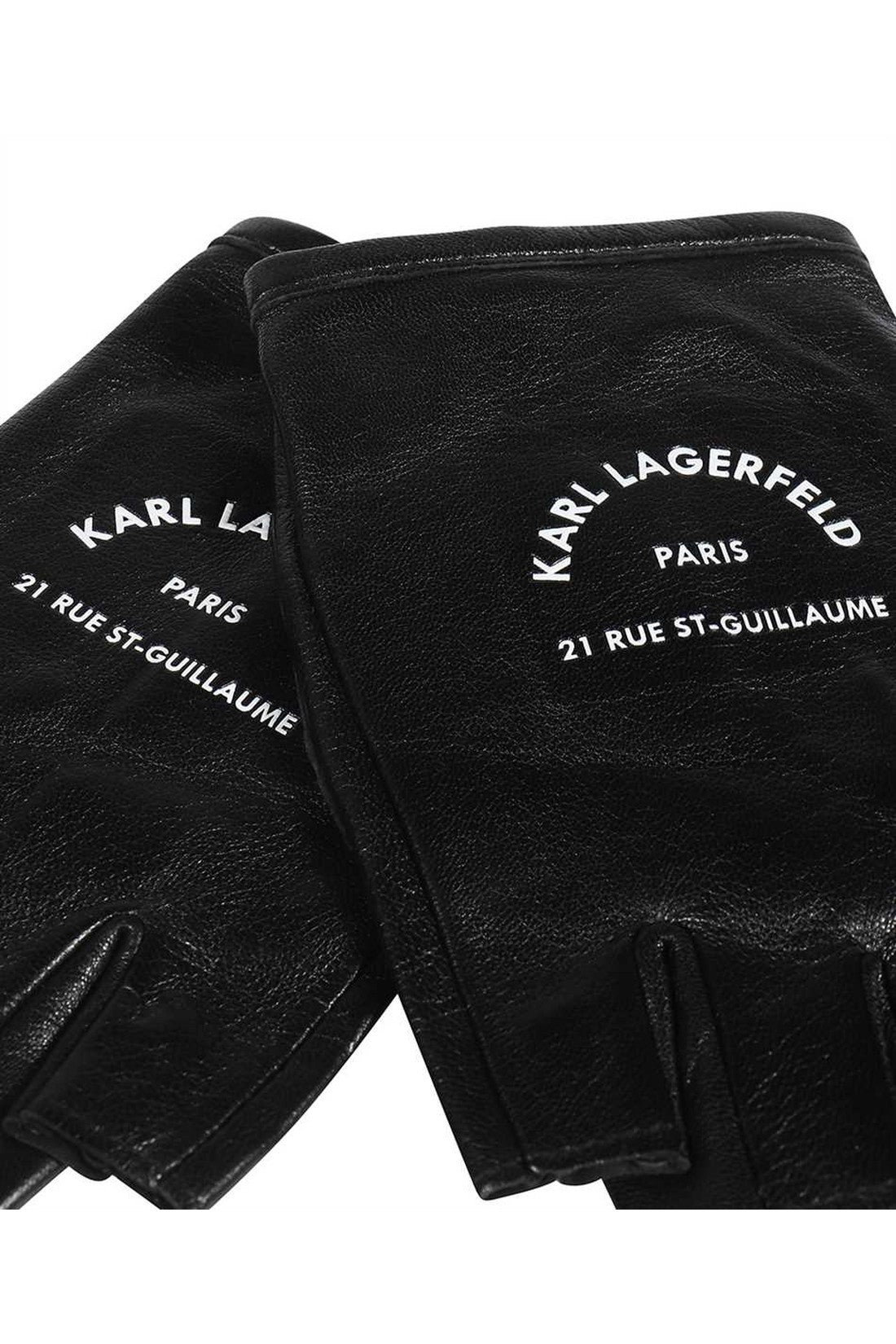 Karl Lagerfeld-OUTLET-SALE-Leather gloves-ARCHIVIST