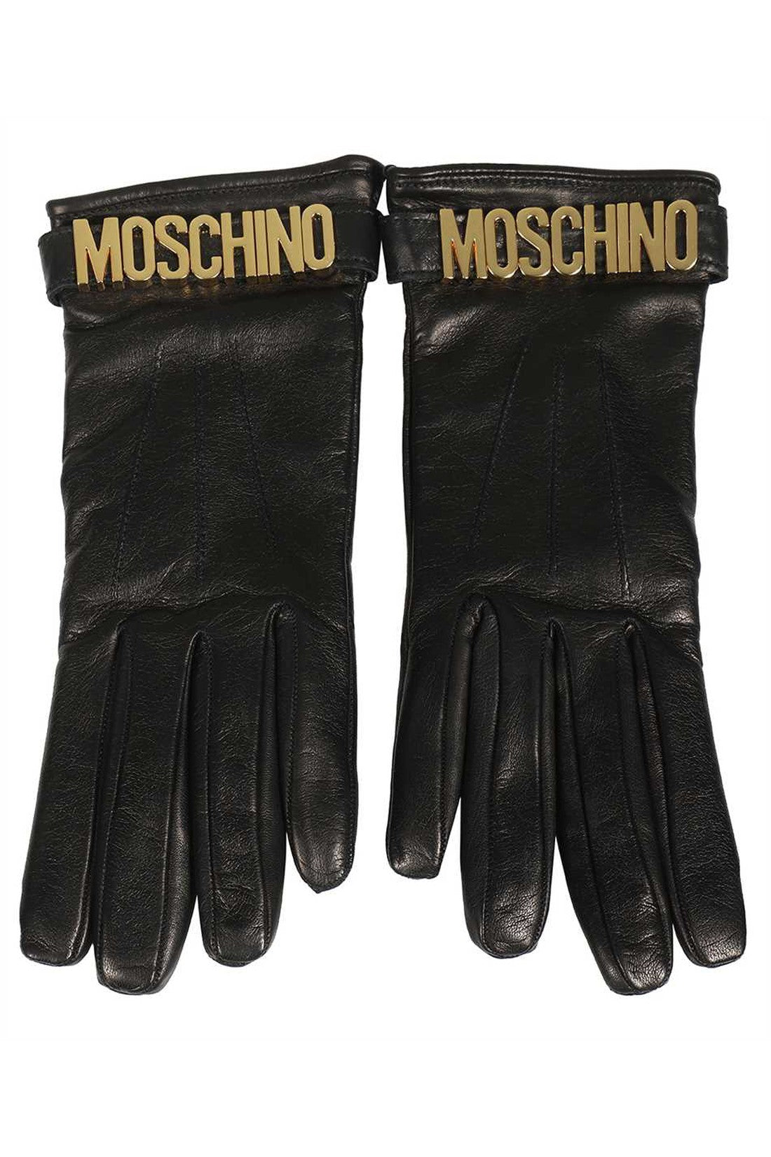 Moschino-OUTLET-SALE-Leather gloves-ARCHIVIST