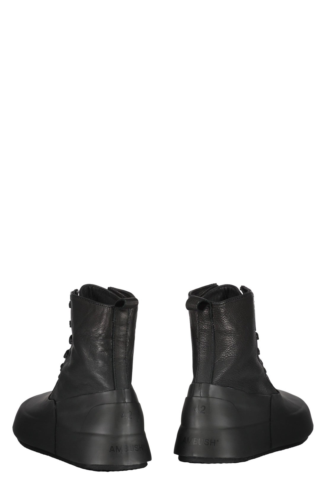 AMBUSH-OUTLET-SALE-Leather high-top sneakers-ARCHIVIST