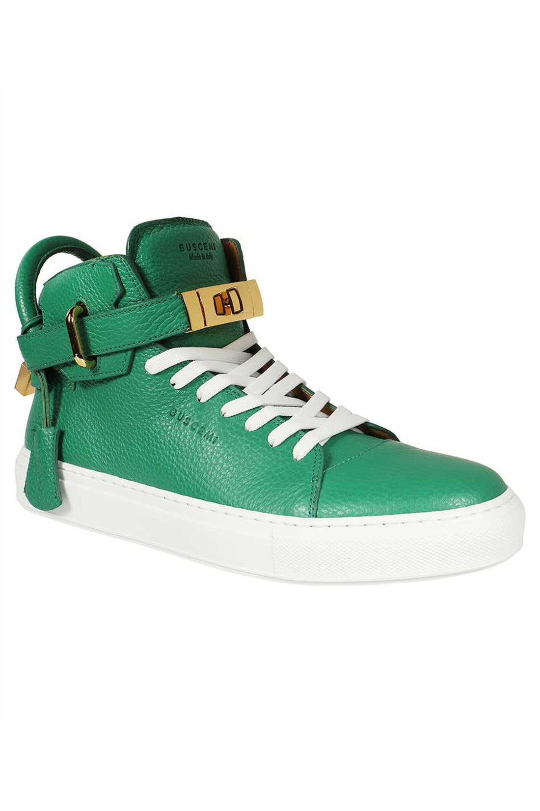 Buscemi-OUTLET-SALE-Leather high-top sneakers-ARCHIVIST