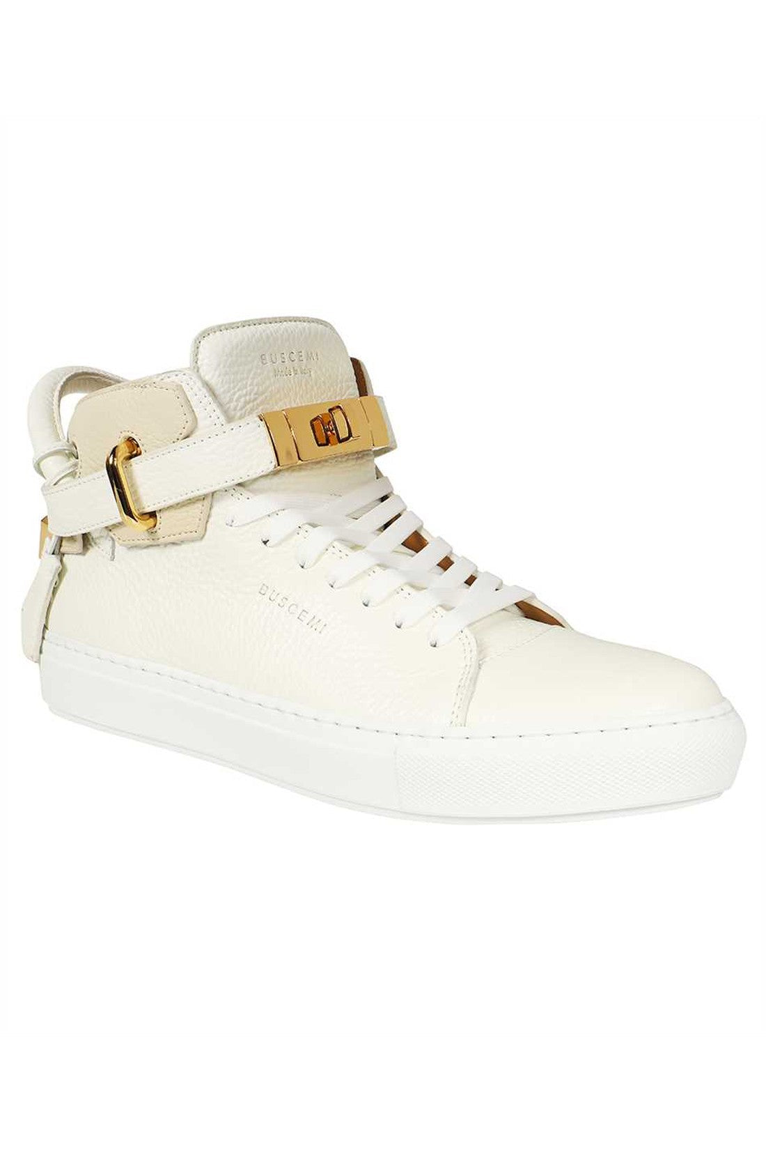 Buscemi-OUTLET-SALE-Leather high-top sneakers-ARCHIVIST