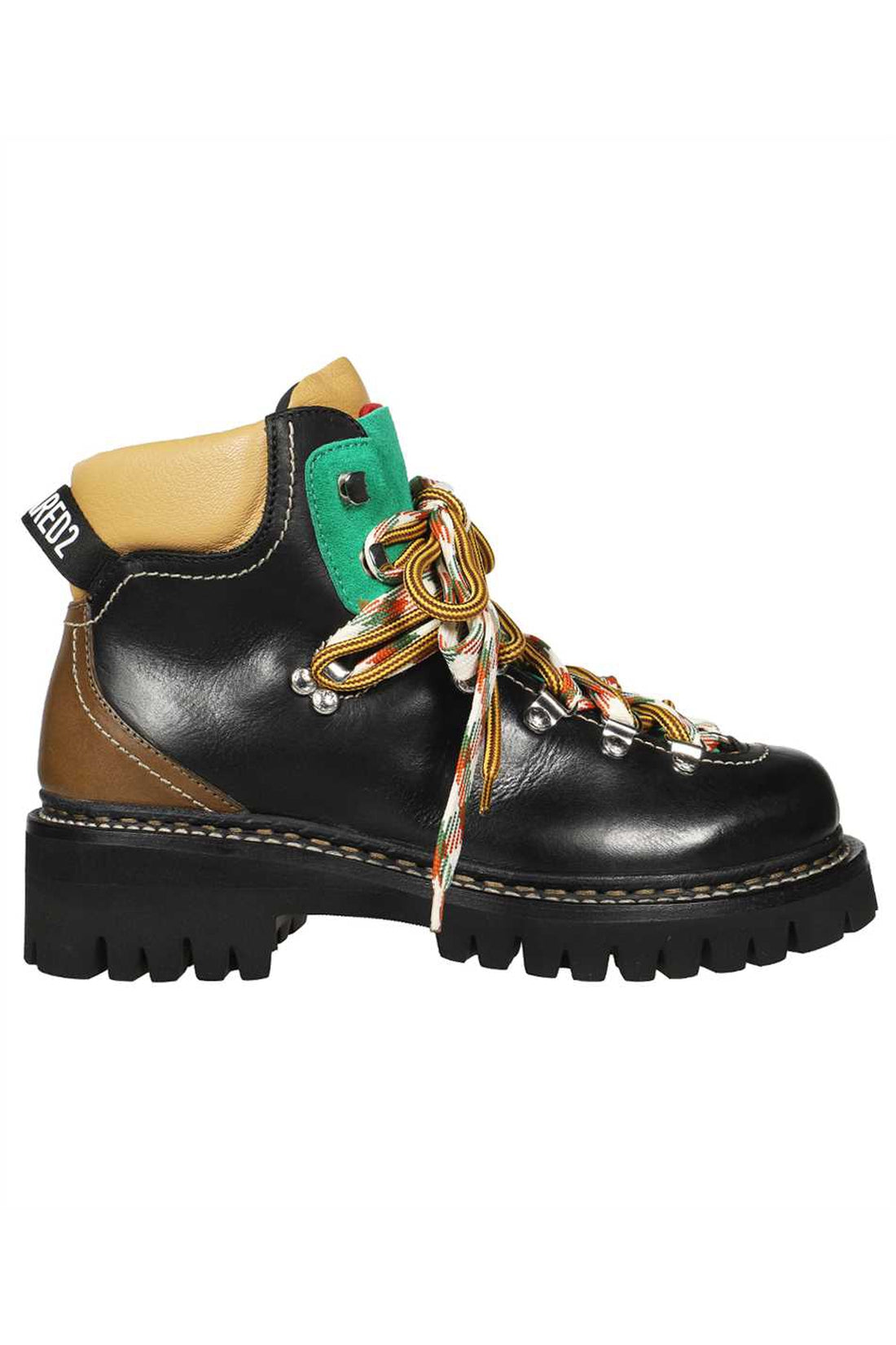 Dsquared2-OUTLET-SALE-Leather hiking boots-ARCHIVIST