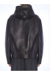 VALENTINO GARAVANI-OUTLET-SALE-Leather hooded jacket-ARCHIVIST