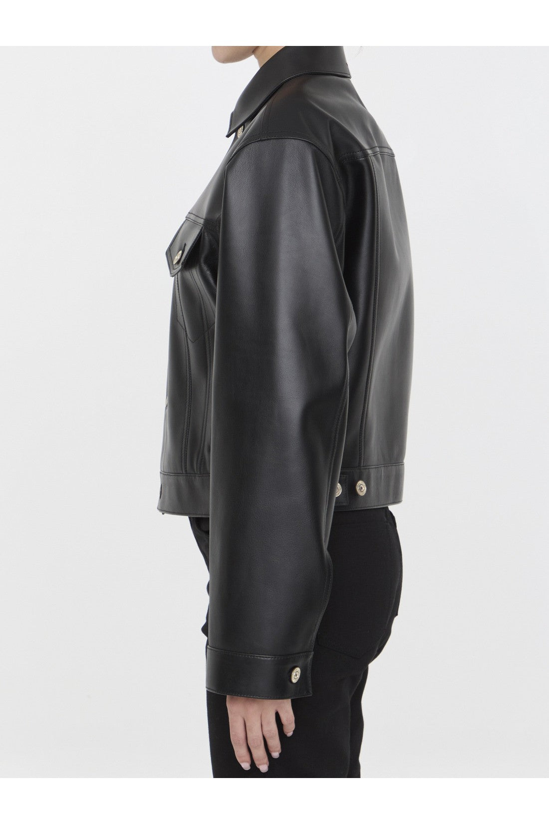 BALENCIAGA-OUTLET-SALE-Leather jacket-ARCHIVIST