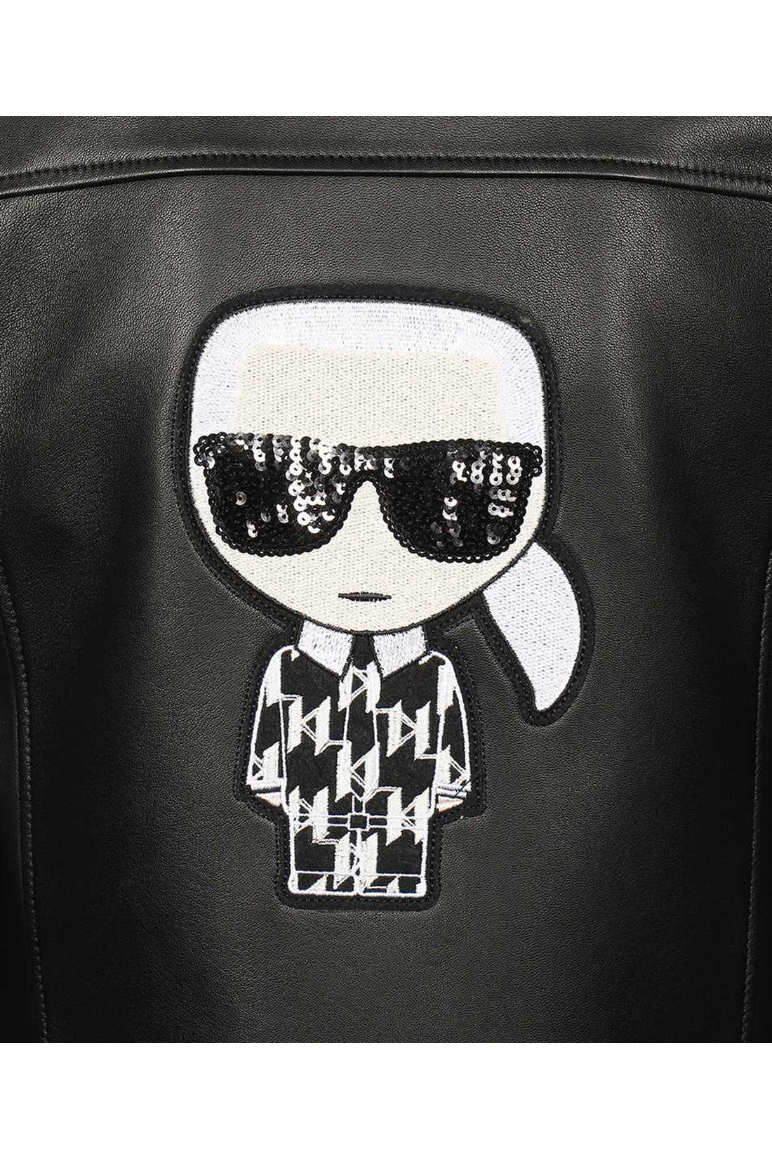 Karl Lagerfeld-OUTLET-SALE-Leather jacket-ARCHIVIST