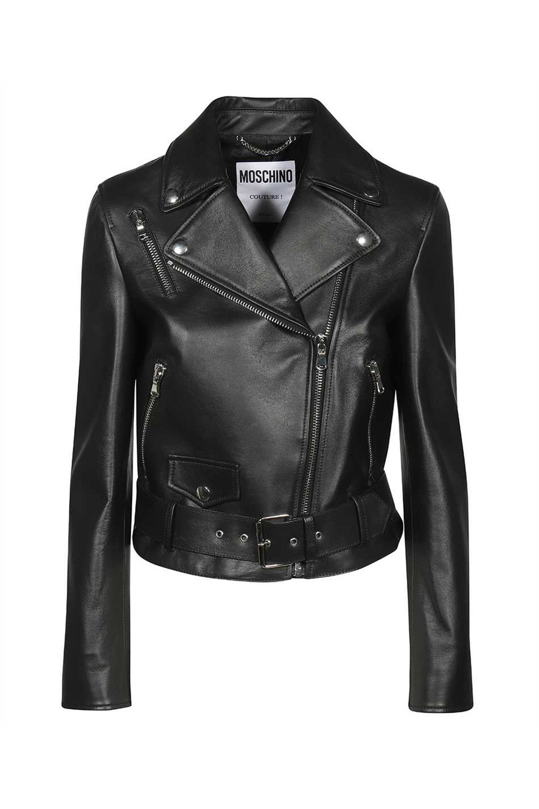 Moschino-OUTLET-SALE-Leather jacket-ARCHIVIST