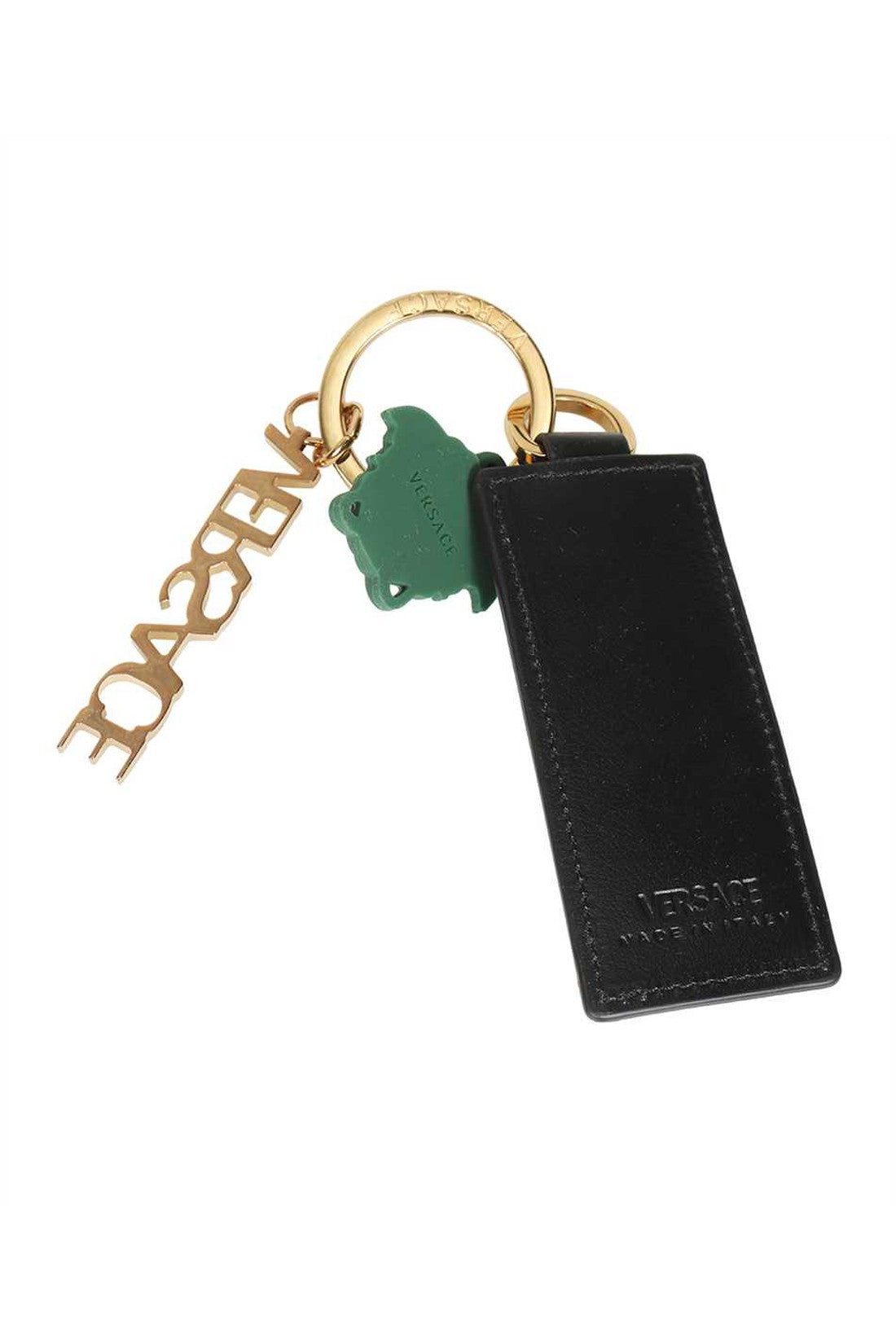 Versace-OUTLET-SALE-Leather keyring-ARCHIVIST