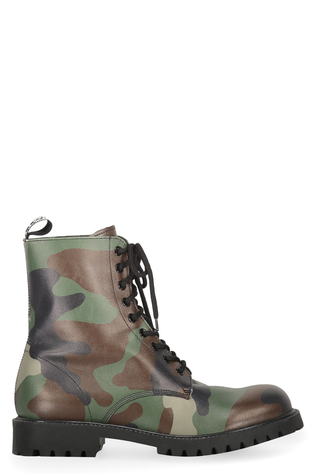 Jeremy Scott-OUTLET-SALE-Leather lace-up boots-ARCHIVIST