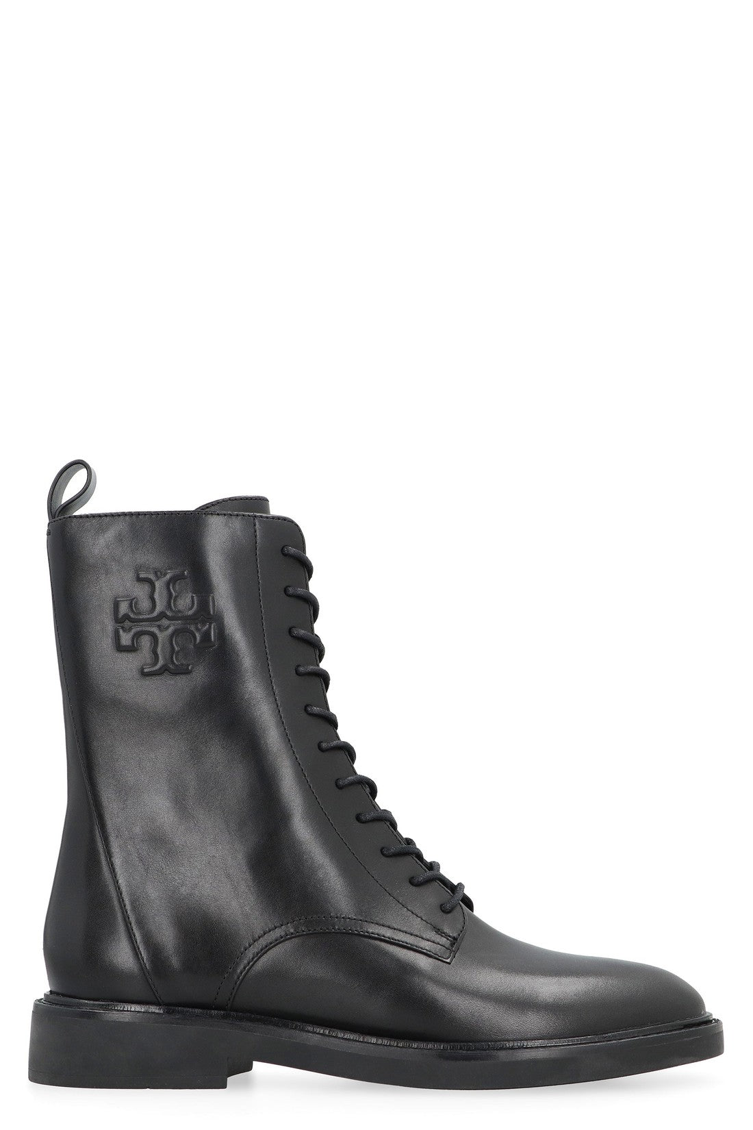 Tory Burch-OUTLET-SALE-Leather lace-up boots-ARCHIVIST