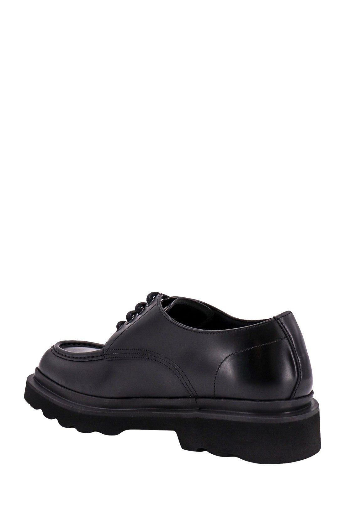 DOLCE & GABBANA-OUTLET-SALE-Leather lace-up shoe-ARCHIVIST